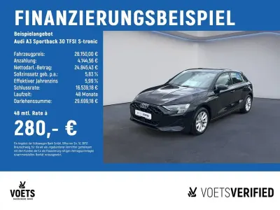 Gebraucht Audi A3 Ambiente 116 PS (85 kW) 2025 Schwarz Limousine