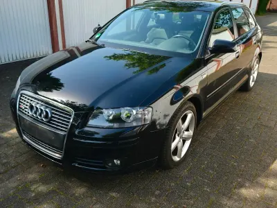 Gebraucht Audi A3 Sportback S-Line 140 PS (102 kW) 2007 Schwarz Kleinwagen