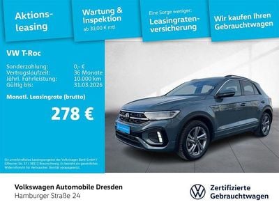 Gebraucht VW T-Roc R-line 116 PS (85 kW) 2024 Blau SUV