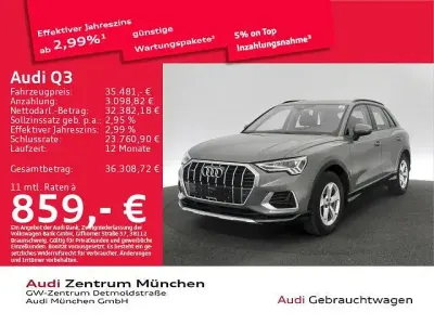Gebraucht Audi Q3 Advanced 190 PS (139 kW) 2023 Chronosgrau metallic SUV