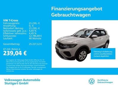 Grau Gebraucht 2024 VW T-Cross Life SUV | 21.230 € (Guter Preis)