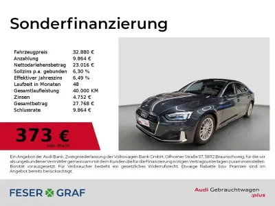 Gebraucht Audi A5 Sportback Advanced 163 PS (119 kW) 2024 Manhattangrau metallic Kleinwagen