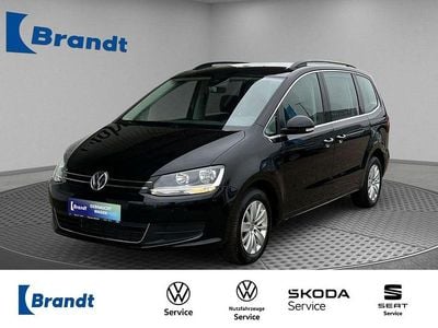 Käytetty VW Sharan Comfortline 150 HP (110 kW) 2021 Musta Tila-auto