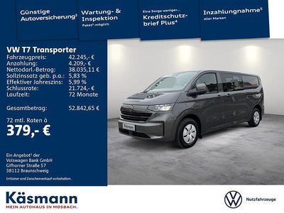 Grau Neu 2025 VW Transporter Van | 42.245 €