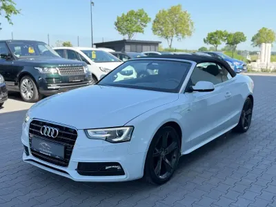 Gebraucht Audi A5 Cabriolet S-line plus 170 PS (125 kW) 2013 Weiß Cabrio