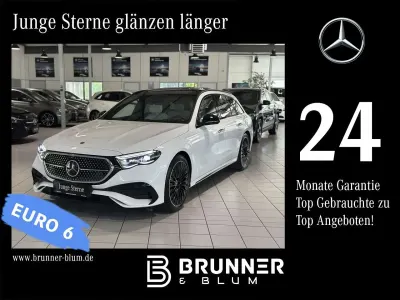 Gebraucht Mercedes E300 AMG 313 PS (230 kW) 2024 Manufaktur opalithweiß bright Kombi