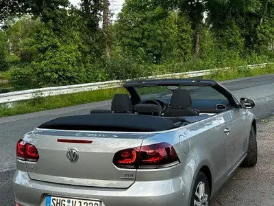Gebraucht VW Golf Cabriolet 105 PS (77 kW) 2012 Silber Cabrio