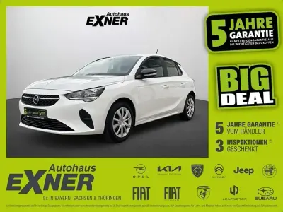 Gebraucht Opel Corsa Edition 75 PS (55 kW) 2023 Jade weiß/spiegel schwarz lackiert Kleinwagen
