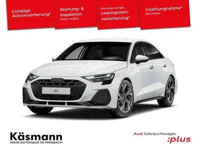 Gebraucht Audi A3 S-Line 116 PS (85 kW) 2025 Weiß (gletscherweiß metallic) Limousine