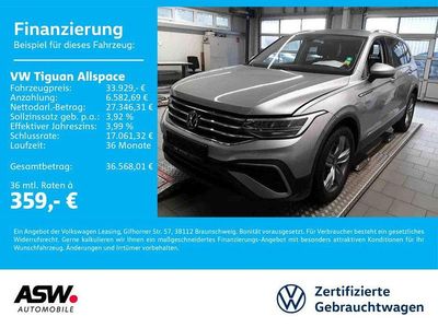Pyrit silber metallic Gebraucht 2022 VW Tiguan Allspace Life SUV | 33.929 € (Fairer Preis)