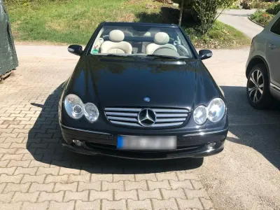 Second-hand Mercedes CLK240 170 CP (125 kW) 2005 Negru Cabrio