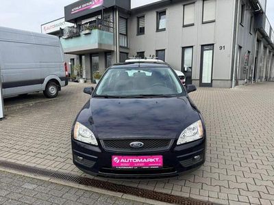 Brugt Ford Focus Style 120 HK (88 kW) 2007 Blå Sedan