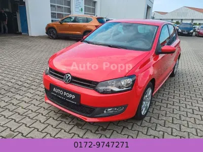 Gebraucht VW Polo Team 86 PS (63 kW) 2010 Rot Kleinwagen