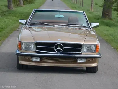 Gebraucht Mercedes SL280 185 PS (136 kW) 1983 Gold Cabrio
