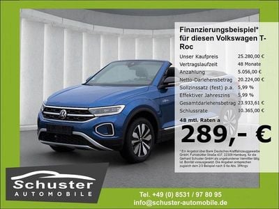 Gebraucht VW T-Roc Cabriolet Goal 116 PS (85 kW) 2025 Ravennablau metallic Cabrio