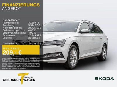 Gebraucht Skoda Superb Style 150 PS (110 kW) 2024 Weiß Kombi