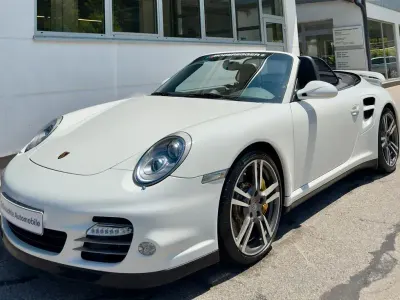 Gebraucht Porsche 997 Turbo Chrono 530 PS (389 kW) 2010 Weiß Cabrio
