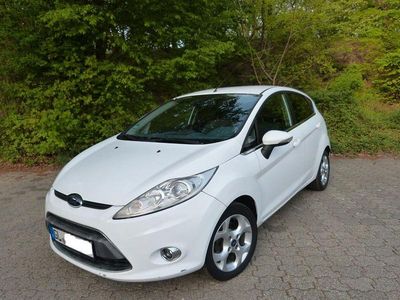Gebraucht Ford Fiesta 97 PS (71 kW) 2009 Weiß Kleinwagen