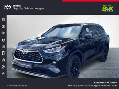 Gebraucht Toyota Highlander Luxury 248 PS (182 kW) 2023 Tiefschwarz mica met (schwarz) SUV