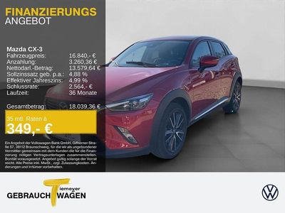 Gebraucht Mazda CX-3 Sports-Line 120 PS (88 kW) 2017 Rot SUV