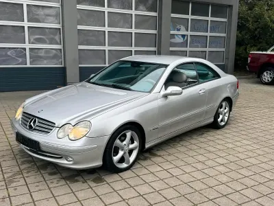 Brugt Mercedes CLK200 163 HK (119 kW) 2003 Sølv Coupe