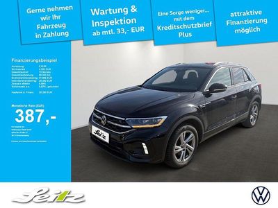 Gebraucht VW T-Roc R-line 150 PS (110 kW) 2022 Schwarz SUV