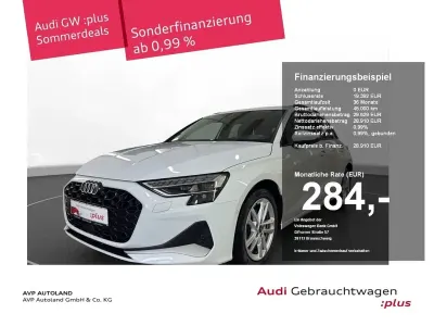 Gebraucht Audi A3 Advanced Plus 116 PS (85 kW) 2025 Gletscherweiß metallic Limousine