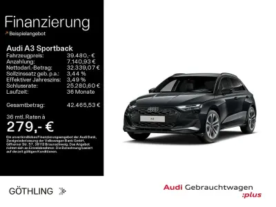 Brugt Audi A3 Advanced 204 HK (150 kW) 2025 Grå Sedan