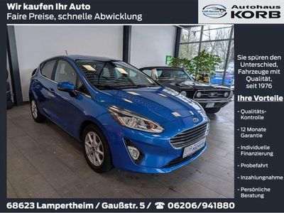 Blau Gebraucht 2020 Ford Fiesta Titanium Limousine | 12.780 € (Fairer Preis)