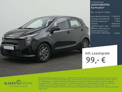 Gebraucht Kia Picanto Vision 68 PS (50 kW) 2025 (abp)aurora black pearl Kleinwagen