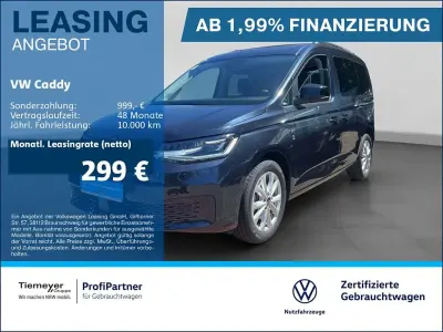 Gebraucht VW Caddy Goal 150 PS (110 kW) 2025 Blau Van / Kleinbus