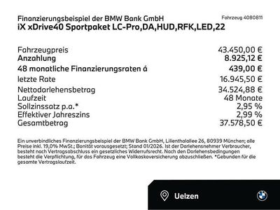 Gebraucht BMW iX Comfort Edition 239 kW (326 PS) 2023 Mineralweiß (weiß) SUV