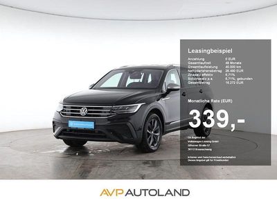 Gebraucht VW Tiguan Allspace Life 150 PS (110 kW) 2022 Deep black perleffekt SUV