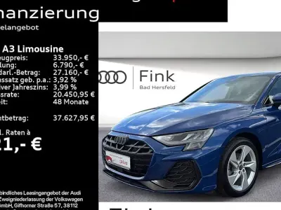 Gebraucht Audi A3 S-Line 150 PS (110 kW) 2025 Ascariblau metallic Limousine