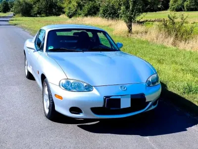 Gebraucht Mazda MX5 110 PS (80 kW) 2001 Silber Cabrio