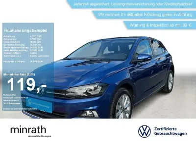 Usata VW Polo Highline 95 CV (69 kW) 2021 Blu Utilitaria
