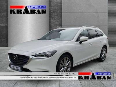 Gebraucht Mazda 6 Takumi-Line 194 PS (142 kW) 2024 Rhodium weiß Kombi