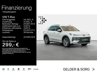 Gebraucht VW T-Roc Life 150 PS (110 kW) 2025 Weiß SUV