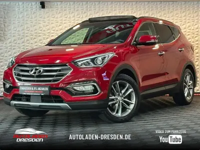 Gebraucht Hyundai Santa Fe Premium 200 PS (147 kW) 2016 Rot SUV