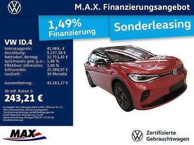 Kings red metallic Gebraucht 2025 VW ID.4 GTX SUV | 41.989 € (Superpreis)