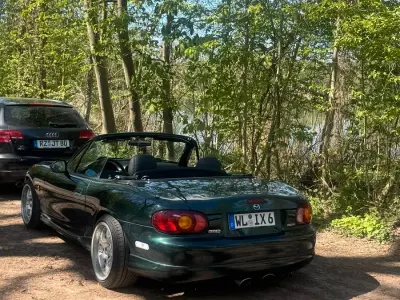 Gebraucht Mazda MX5 145 PS (106 kW) 1998 Grün Cabrio