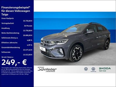 Gebraucht VW Taigo R-line 150 PS (110 kW) 2025 Grau SUV