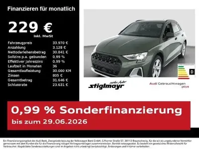 Gebraucht Audi A3 Comfort 150 PS (110 kW) 2025 Distriktgrün metallic Limousine