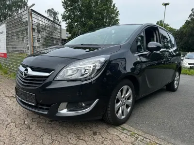 Gebraucht Opel Meriva Edition 95 PS (69 kW) 2015 Schwarz Van / Kleinbus