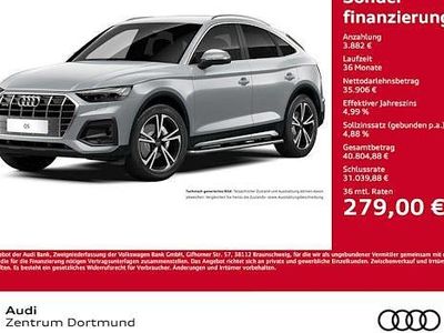 Gebraucht Audi Q5 Sportback S-Line 204 PS (150 kW) 2022 Silber SUV