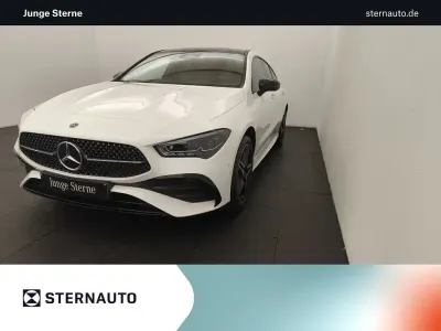 Gebraucht Mercedes CLA250e Shooting Brake AMG line 218 PS (160 kW) 2025 Unilack polarweiß Kombi