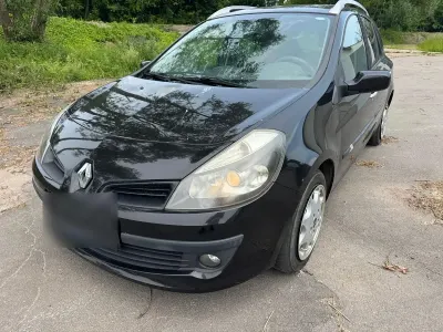 Gebraucht Renault Clio 58 PS (42 kW) 2008 Schwarz Kombi