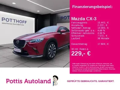 Gebraucht Mazda CX-3 Selection 121 PS (88 kW) 2020 Soul red crystal metallic SUV