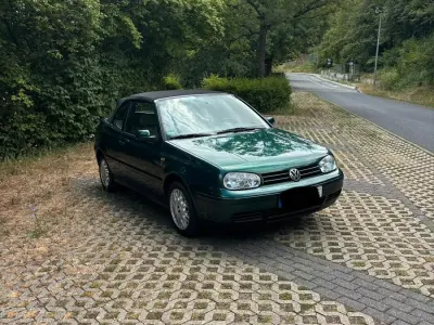 Gebraucht VW Golf Cabriolet 101 PS (74 kW) 1998 Grün Cabrio