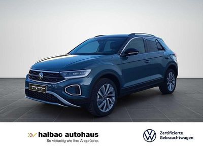 Petroleum blue metallic / sch Gebraucht 2025 VW T-Roc IQ Drive SUV | 34.420 € (Fairer Preis)